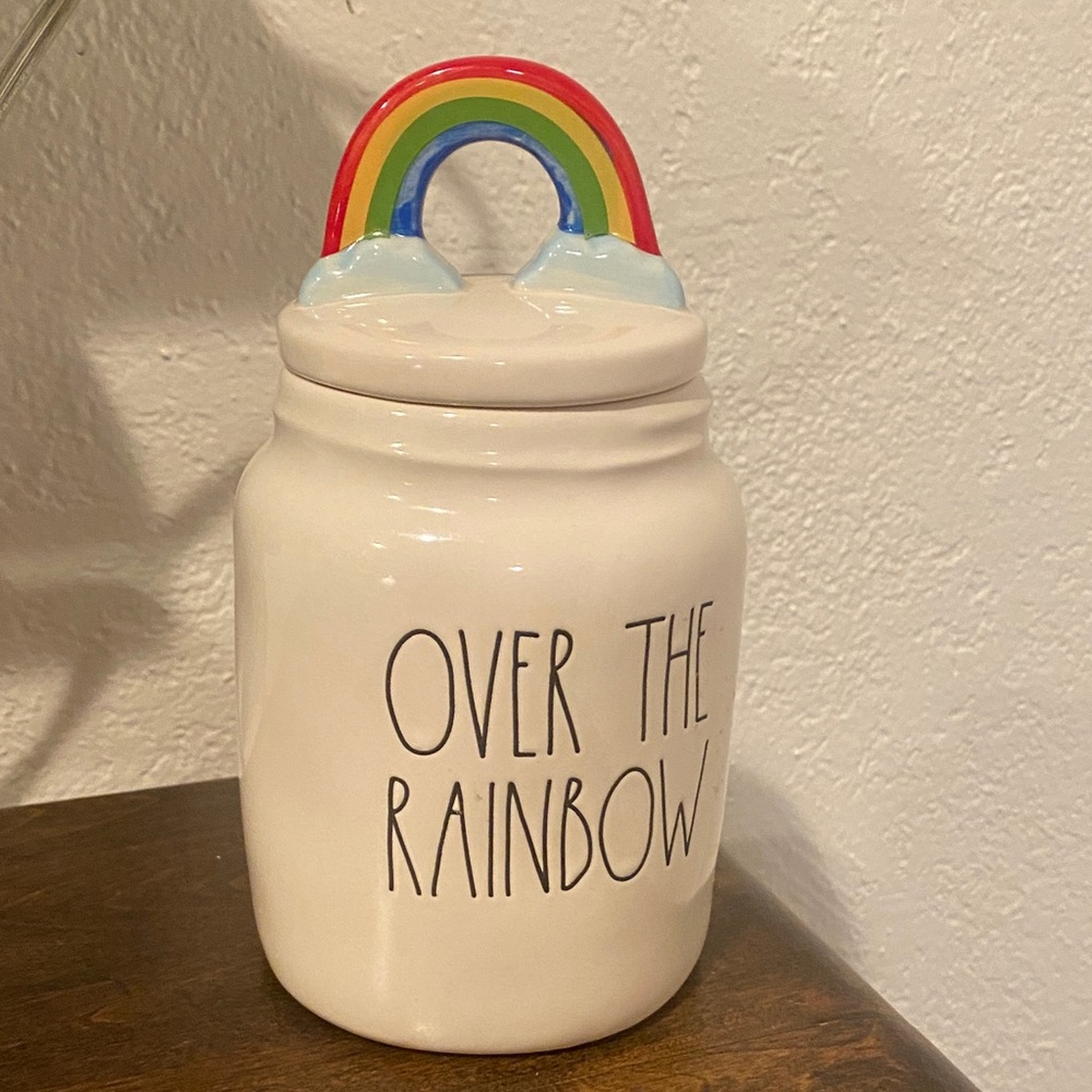 Rae Dunn Over the Rainbow  Jar
